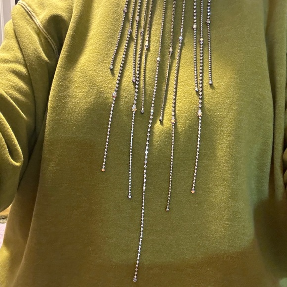 Multi Strand Rhinestone Choker Necklace - Picture 1 of 7